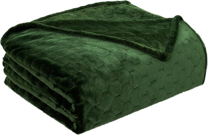 TOONOW Fleece Blanket Textured Fuzzy Plush Throw Blanket Twin Size 60" x 80" - Image 7