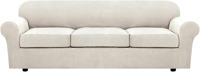 H.VERSAILTEX 4 Piece Stretch Sofa Covers by HVERSAILTEX