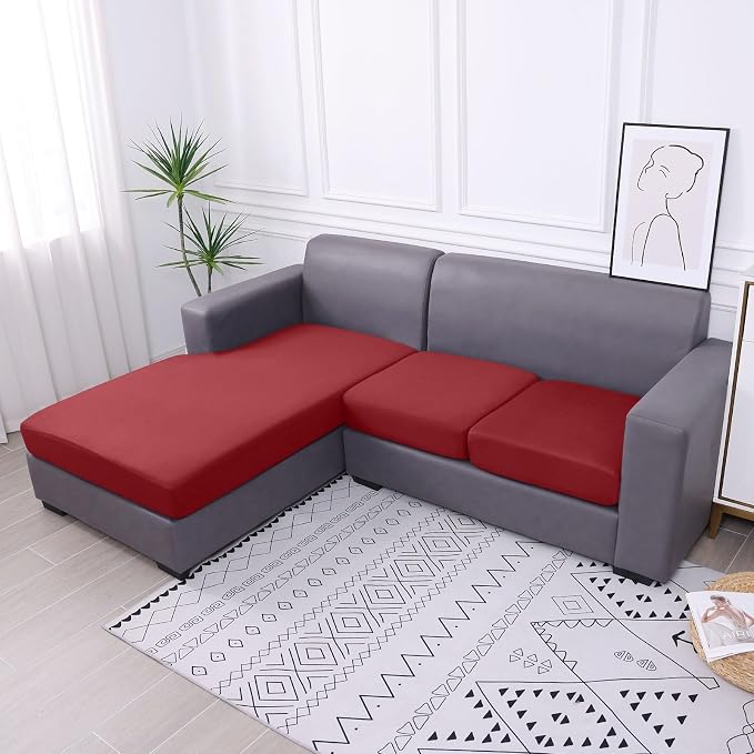 hyha Waterproof Couch Cushion Covers, Sectional Sofa Slipcovers Washable - Image 7