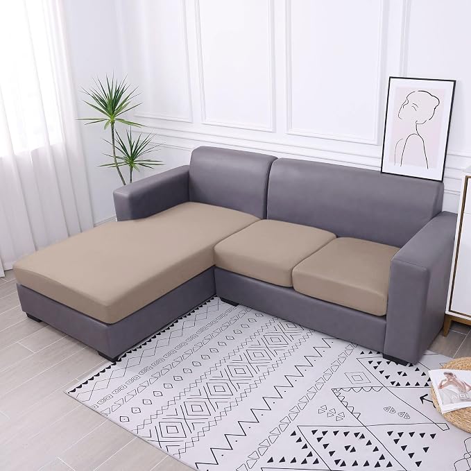 hyha Waterproof Couch Cushion Covers, Sectional Sofa Slipcovers Washable - Image 7