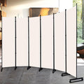 Room Divider Folding Privacy Screens W/Lockable Wheels by HOMSCREENER