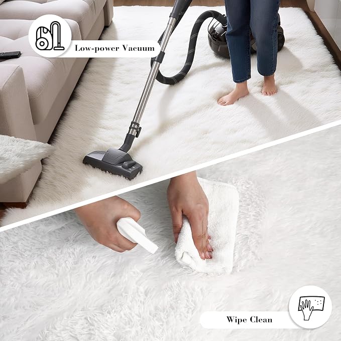 yongyangjuxin Fluffy Rug Shaggy Area Rug, Large Shag Area Rugs - Image 7