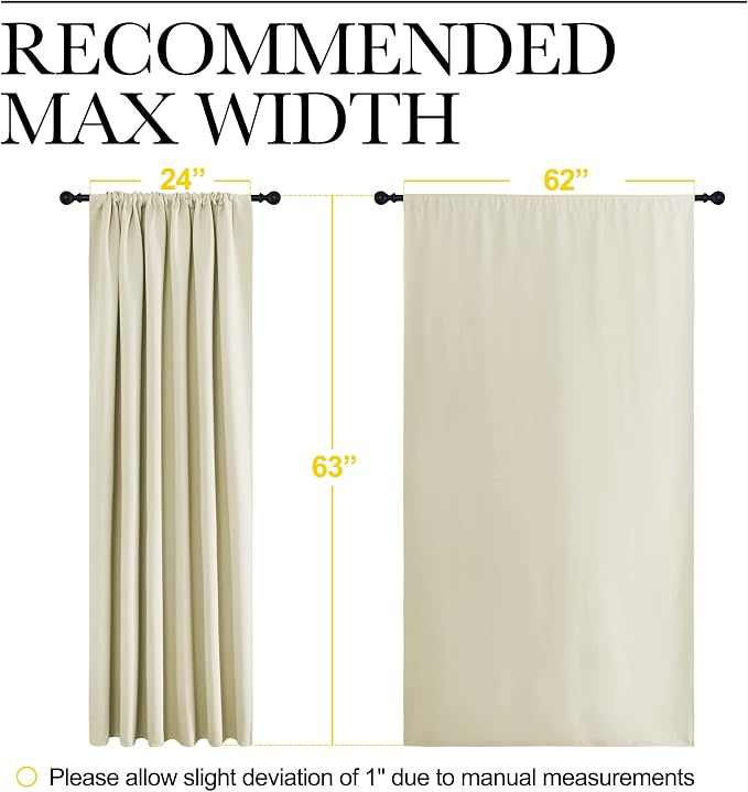 NICETOWN Blackout Curtains for Bedroom, Home Decorations Thermal Insulated - Image 7