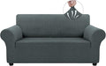Asnomy Sofa Covers for 2 Cushion Couch Stretch loveseat Covers Slipcovers by Asnomy