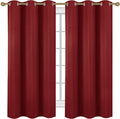 Diraysid Red Grommet Blackout Curtains by Diraysid%2C+refresh+your+life