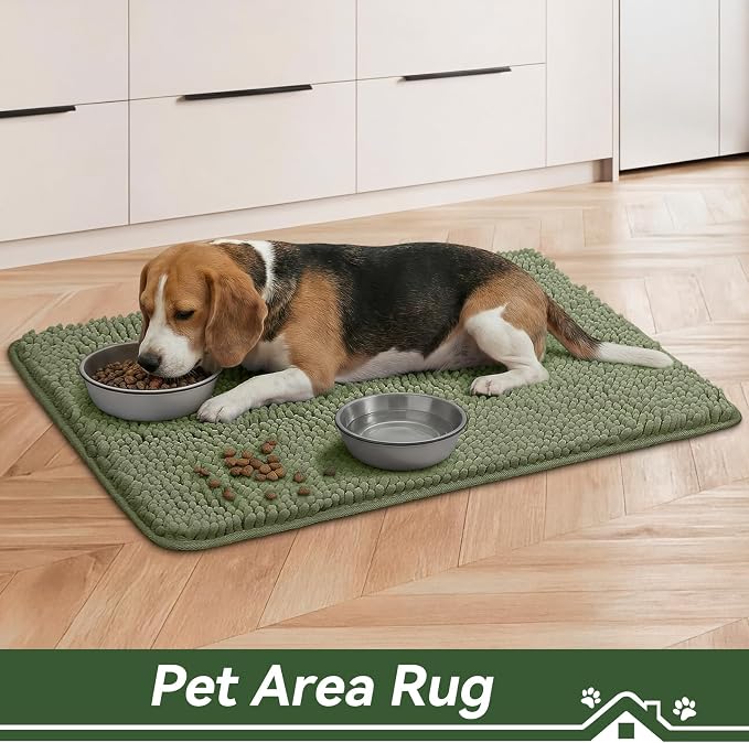 Bcoimo Super Absorbent Dog Door Mat, Pet Rugs - Image 4
