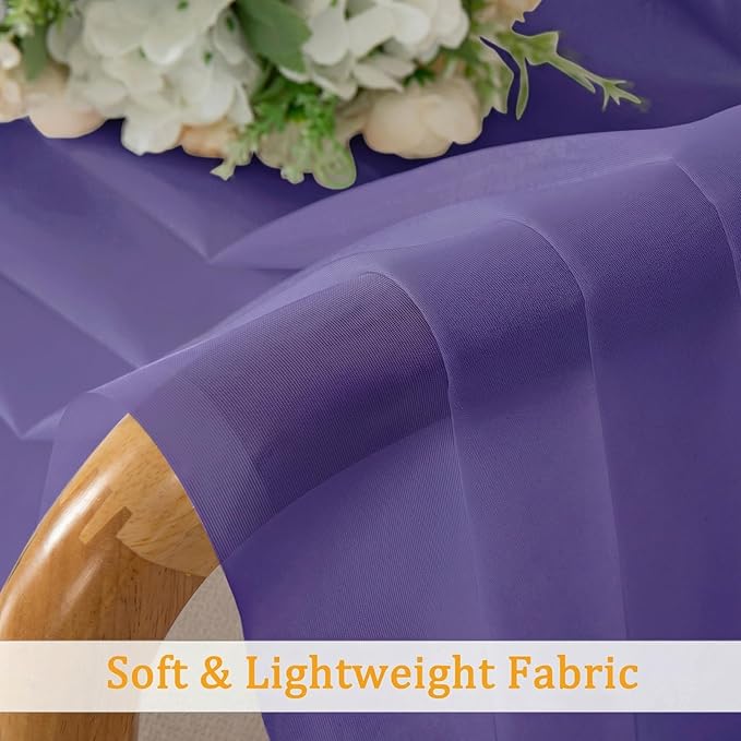 Gwine Extra Long Sheer Curtains 108 Inches Long - Image 7