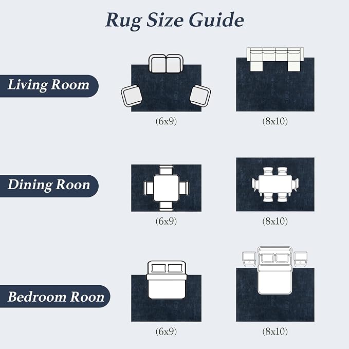 LIANLAM Washable Rug 6x9 Area Rugs - Image 8