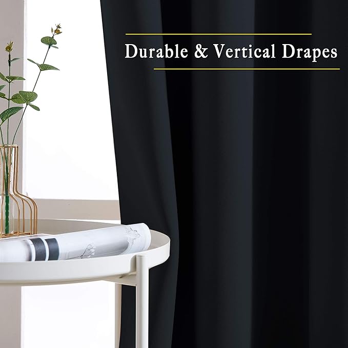 NICETOWN Blackout Curtain Panels 90 inches - Image 5