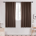 Deconovo Blackout Curtains, Thermal Insulated, W52 x L72 2 Panels, Back Tab by Deconovo
