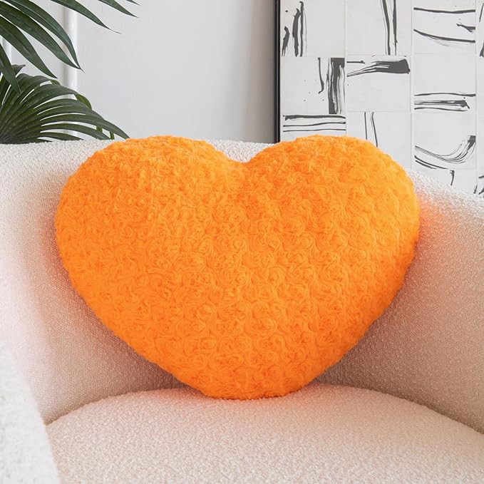 Heart Pillow, Soft Heart Shaped Pillow by ZCNYCLAM