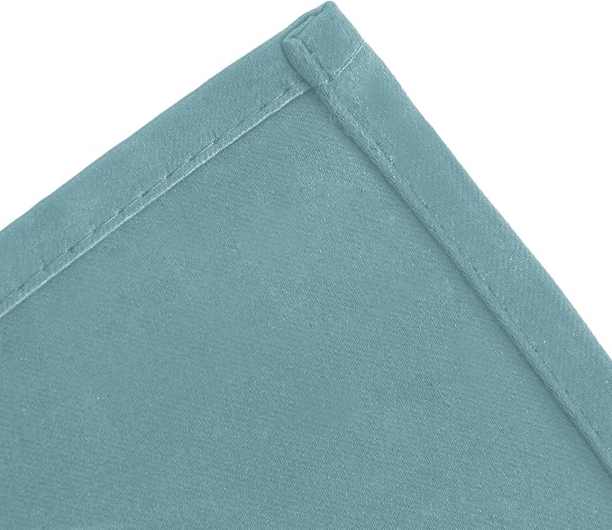 LEMOMO Stone Blue Thermal Blackout Curtains/42 x 95 Inch/Set of 2 Panels Room - Image 7