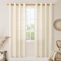 LAMIT Semi Sheer Linen Curtains by LAMIT