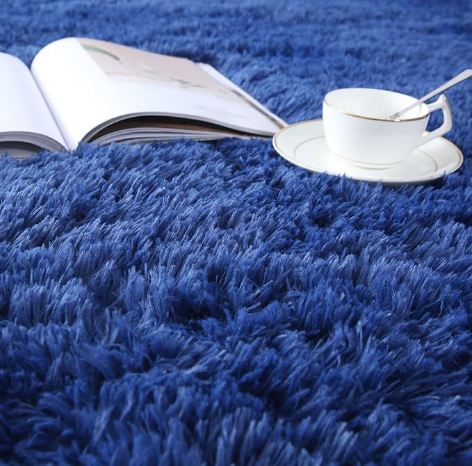 CAIYUECS Shag Area Rug, Indoor Ultra Soft Fluffy Plush Rugs - Image 4