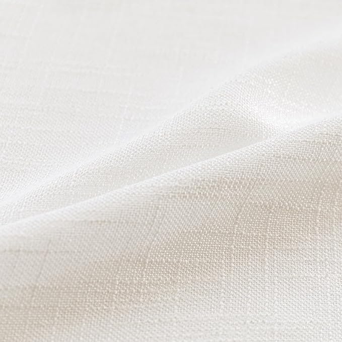 MYSKY HOME Short Curtains for Bedroom Small Windows, Light Filtering Sheer - Image 6