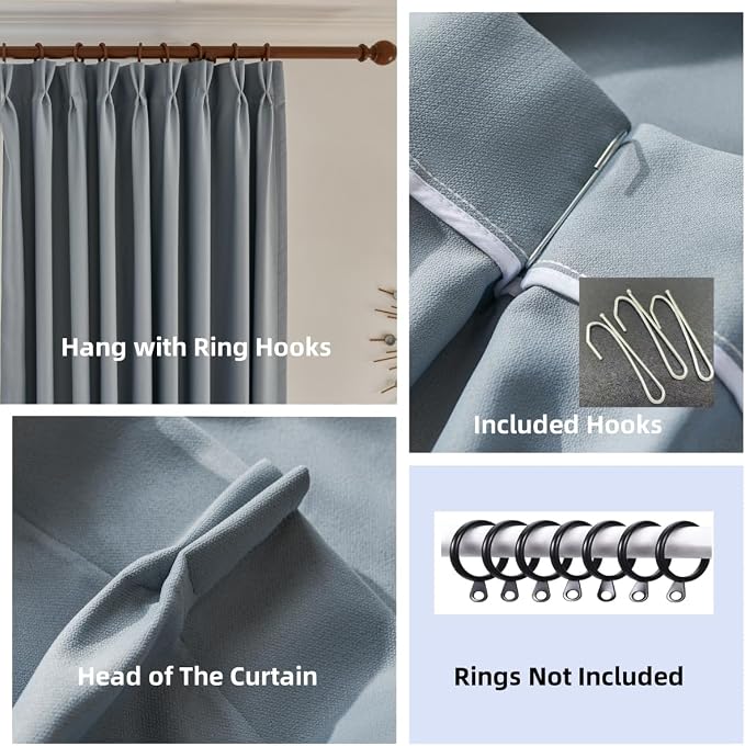 VisionaryHomeDesign Pinch Pleat Drapes - Image 9