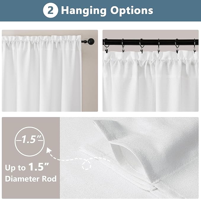 Chyhomenyc White Valance for Windows - Image 5