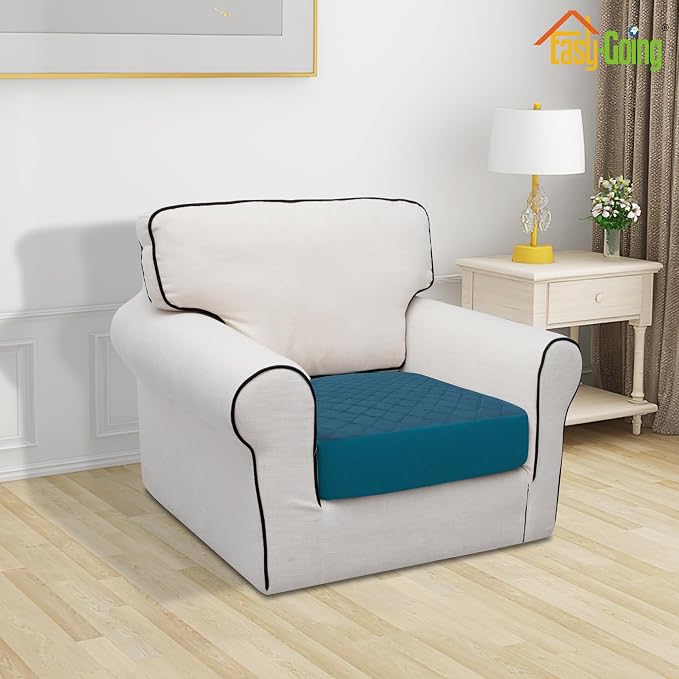Easy-Going Waterproof Chair Cushion Cover, Non-Slip Leakproof Sofa Seat Cushion - Image 2