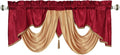Valarie Fancy Window Valance. 54 x 18 inches. Taffeta Fabric by GOHDGoldenOceanHomeDecor