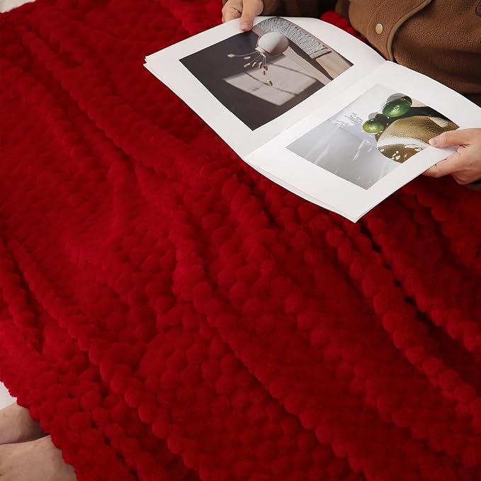 Red Throw Blanket 50"×60" inches Gifts - Image 8