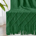 inhand Knitted Throw Blanket for Couch and Bed, Soft Living Room Home Decor by inhand