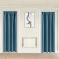 JIUZHEN Blackout Doorway Curtains 80 inch Length by JIUZHEN