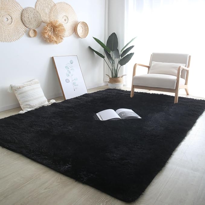 CAIYUECS Shag Area Rug, Indoor Ultra Soft Plush Rugs - Image 3