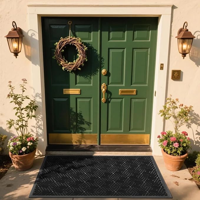 Yimobra Extra Large Door Mat 60x36, All-Weather Waterproof Outdoor Mats - Image 6