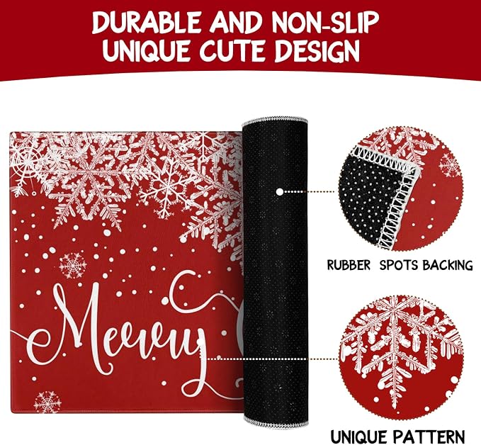 Merry Christmas Door Mat Outdoor - Image 7