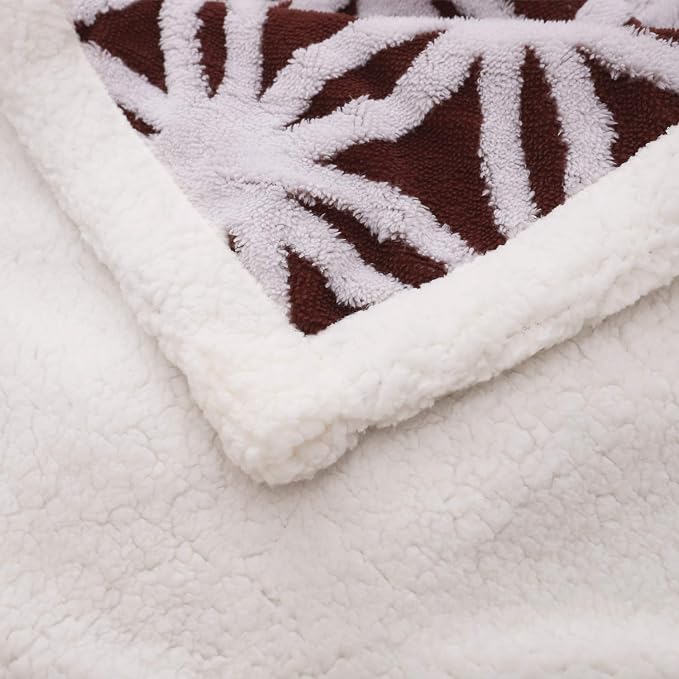 LOMAO Sherpa Fleece Blanket Fuzzy Soft Throw Blanket Dual Sided Blanket - Image 4
