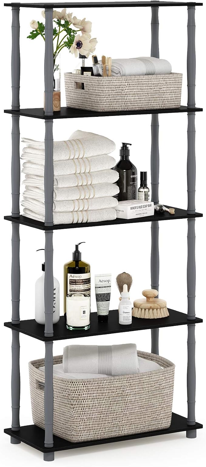 Furinno Turn-N-Tube 5-Tier Multipurpose Shelf / Display Rack / Storage Shelf / - Image 4