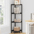 Hzuaneri Corner Shelf Stand, Corner Bookshelf, Storage Standing Shelf Unit by Hzuaneri