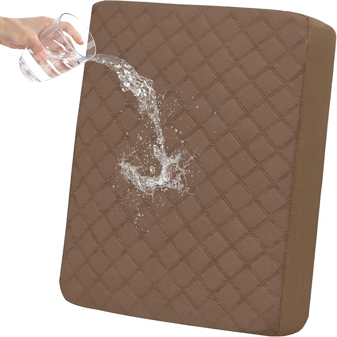 Easy-Going Waterproof Oversized Chair Cushion Covers, Non-Slip Leakproof Sofa by Easy-Going