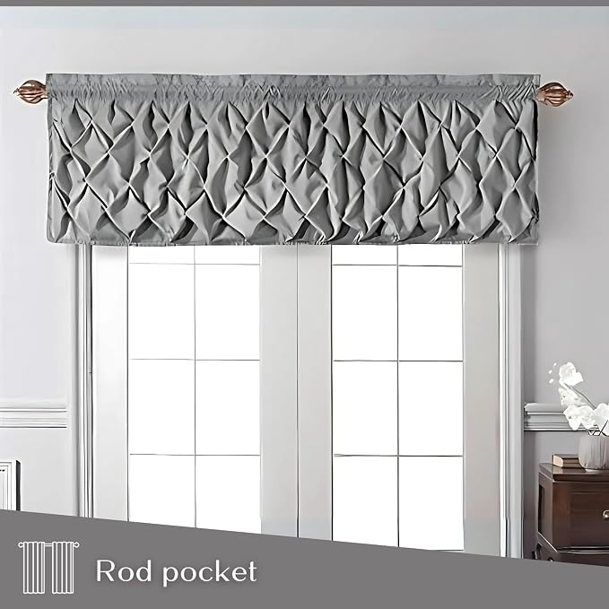VCNY Home Pintuck Valance Curtain - Image 5