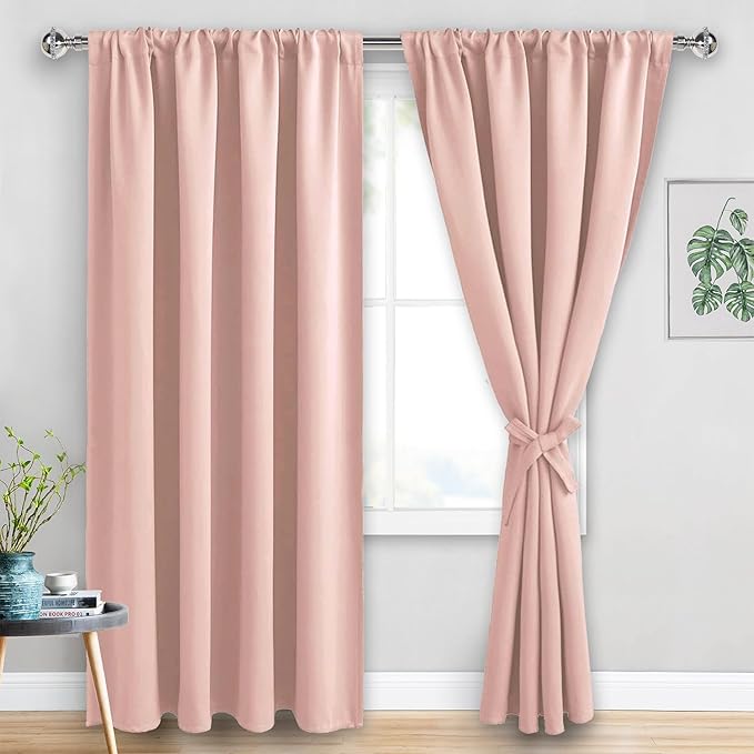 JIUZHEN Blackout Curtains for Bedroom by JIUZHEN