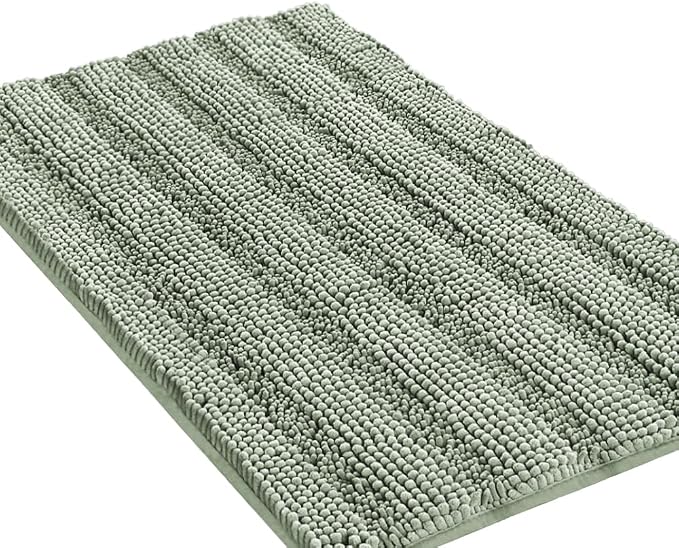 Turquoize Chenille Bath Rug by Turquoize