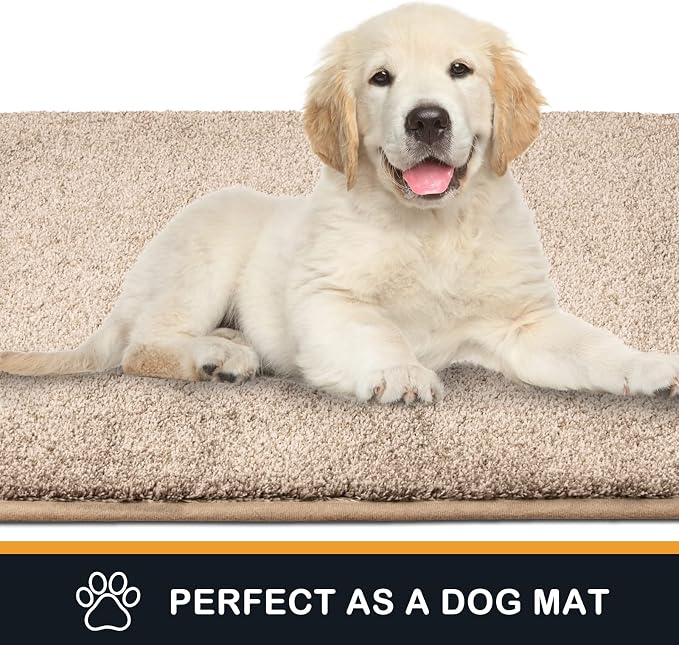 PURRUGS Dirt Trapping Door Mat 24" x 35.5", Non-Slip Machine Washable Entryway - Image 6