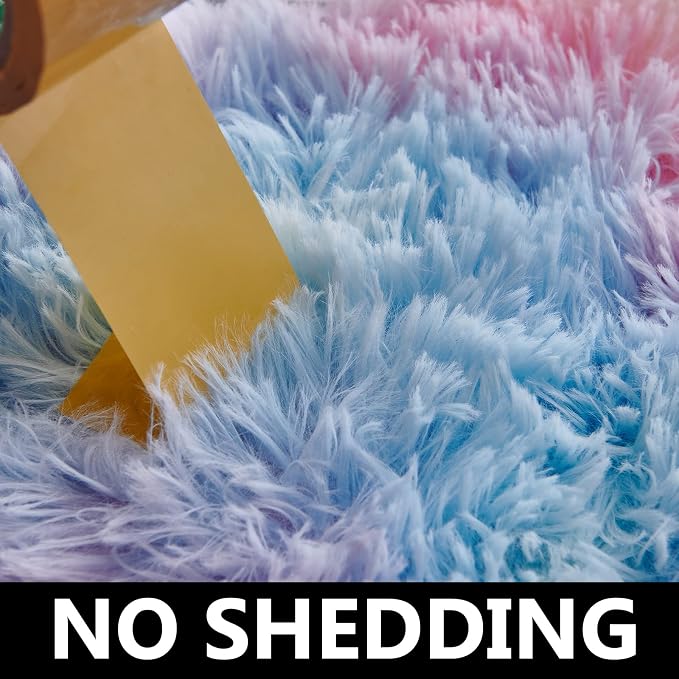 TABAYON Indoor Modern Soft 7x10 Shag Area Rugs, Non-Slip Plush Nursery Accent - Image 5