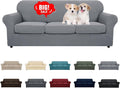 MAXIJIN 4 Piece Jacquard Extra Large Couch Covers by MAXIJIN
