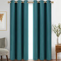 Diraysid Sea Teal Grommet Blackout Curtains by Diraysid%2C+refresh+your+life