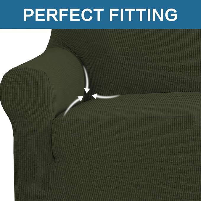 H.VERSAILTEX Stretch Chair Slipcover Sofa Cover Furniture Protector Cover High - Image 5