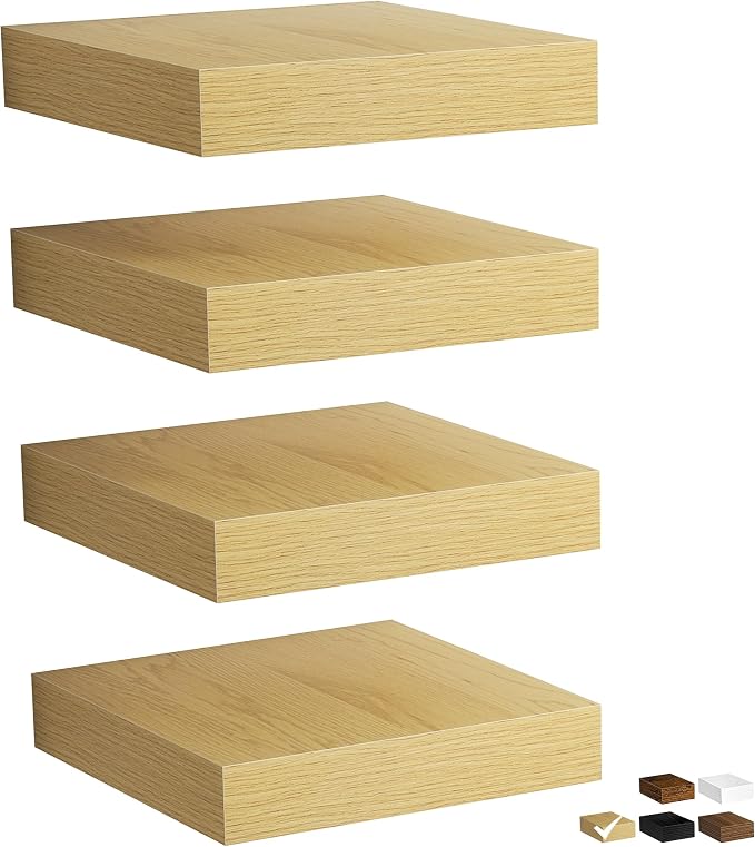 Fun Memories Rustic Wood Floating Shelves by FunMemories