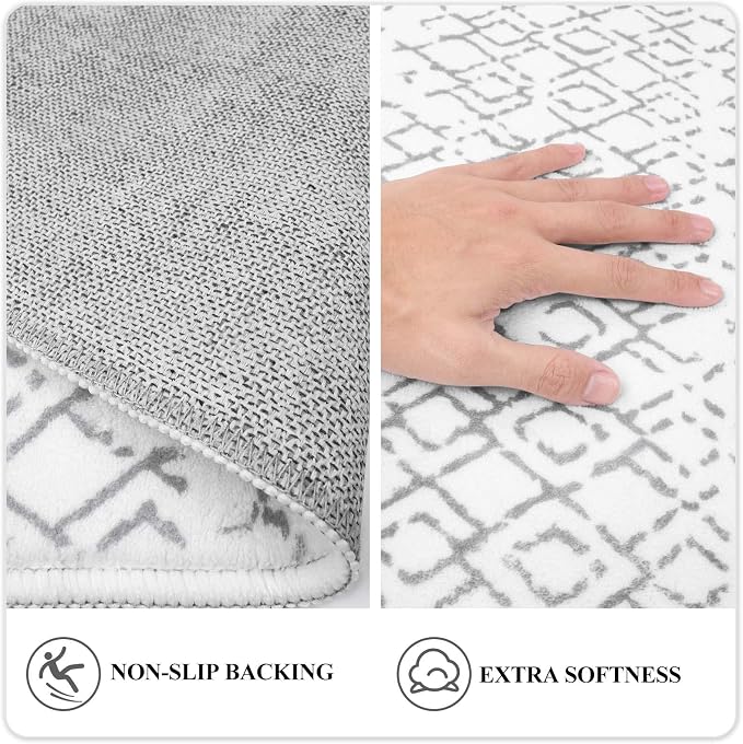 Lahome Moroccan Washable Living Room Rug 3x5 Area Rugs - Image 7