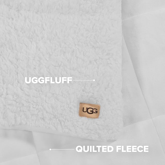 UGG Nita Throw Blanket for Couch, Soft Reversible Plush Throw for Bed or Living - Image 7