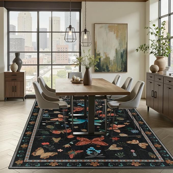 5x7 Washable Area Rugs for Bedroom & Living Room - Image 4