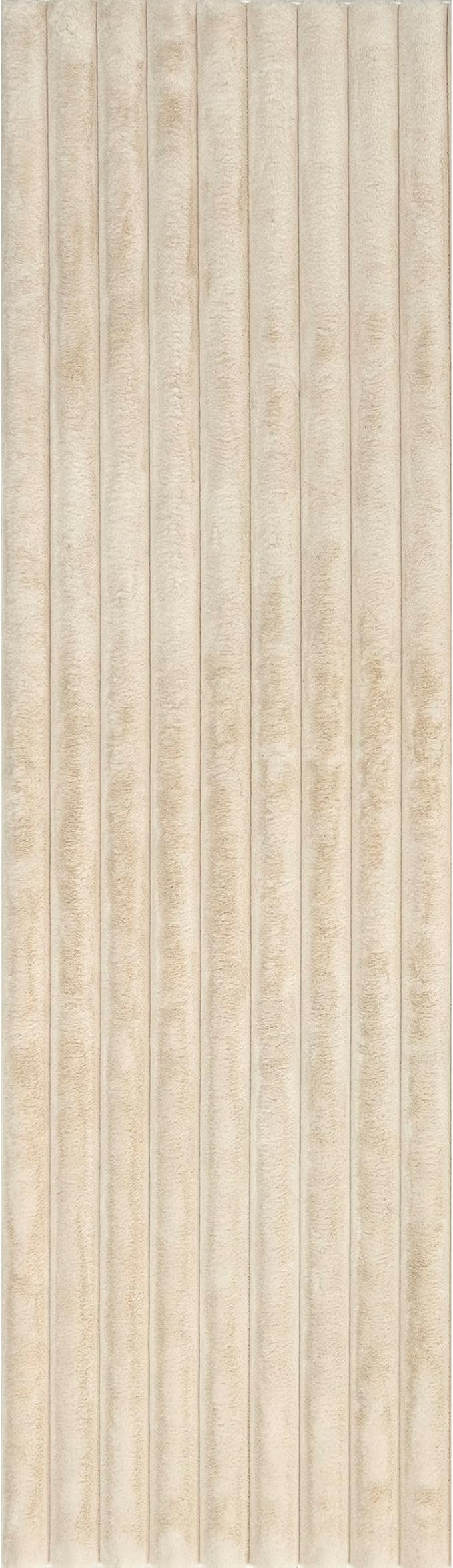 nuLOOM SuperiorWash Collection Kai Beige, Fluffy and Cozy, High Traffic - Image 4
