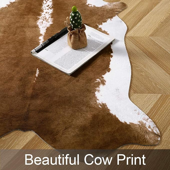 AROGAN 8x10 Faux Cowhide Area Rugs - Image 7