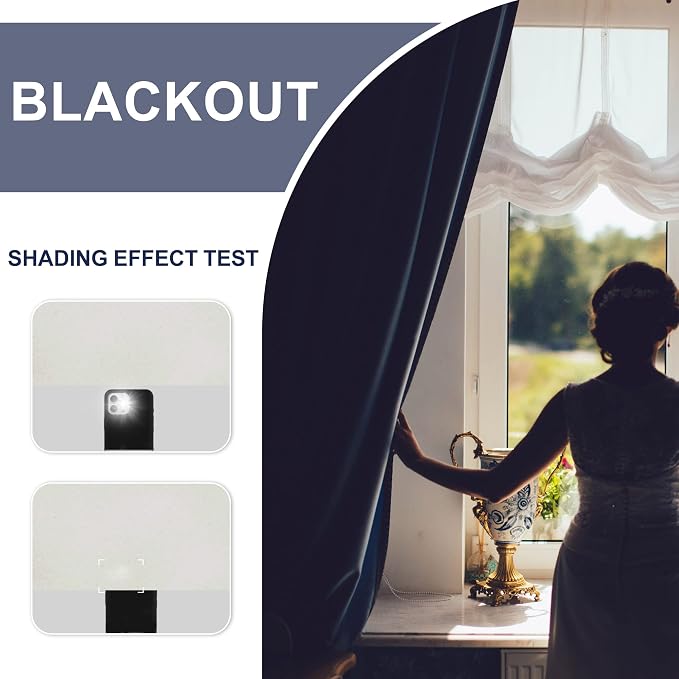 JIUZHEN Blackout Curtains for Bedroom - Image 3
