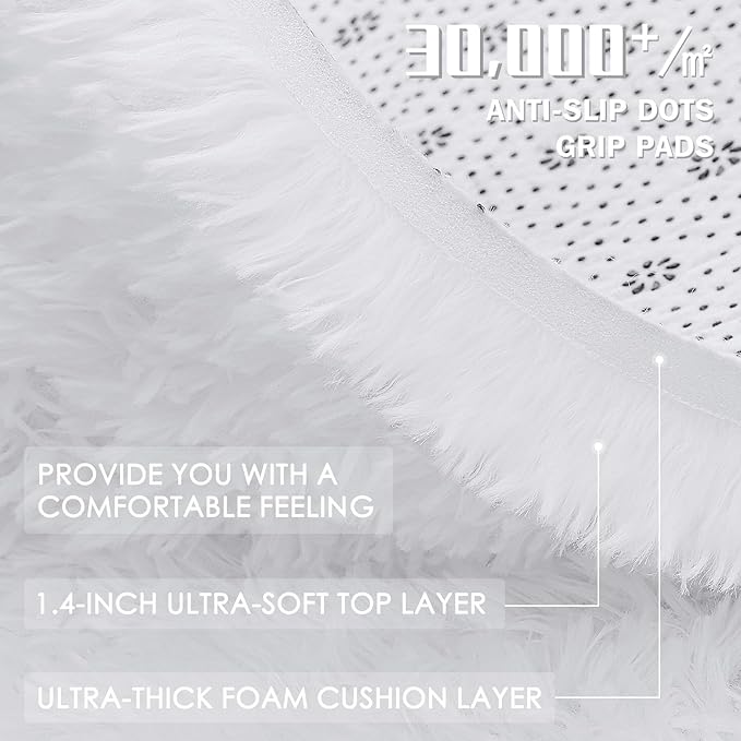 OLANLY 8x12 Machine Washable Large Area Rugs - Image 8