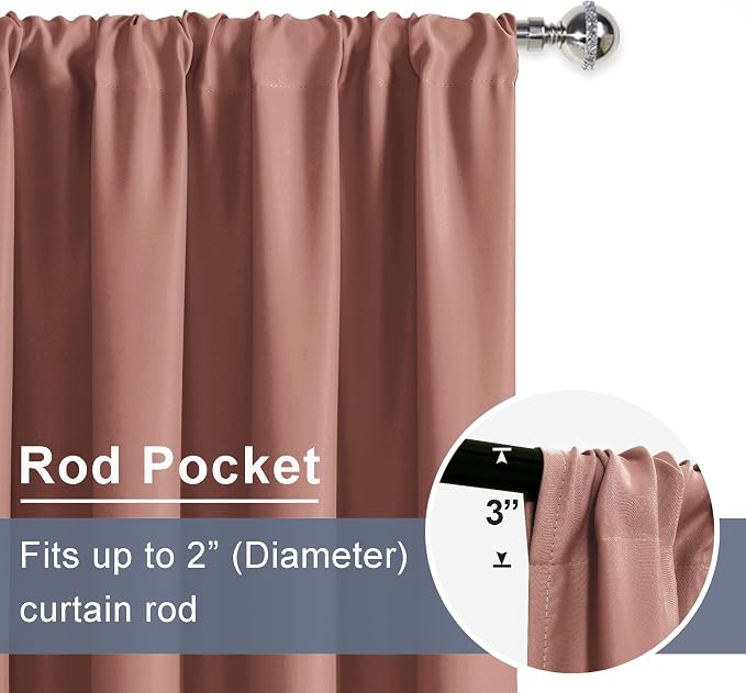 JIUZHEN Blackout Curtains - Image 5